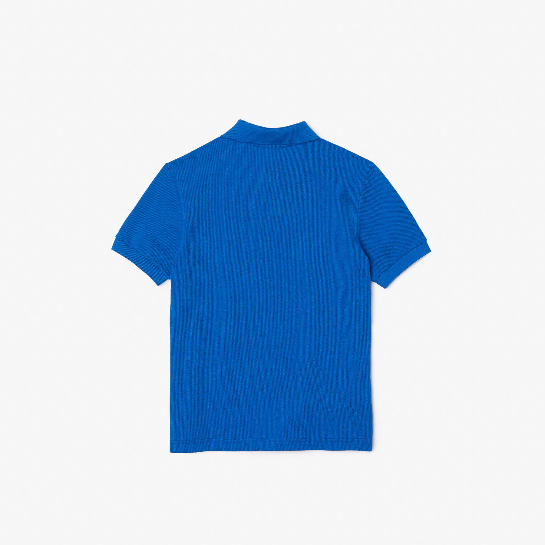lacoste kids  holiday badge organic cotton piqu  polo