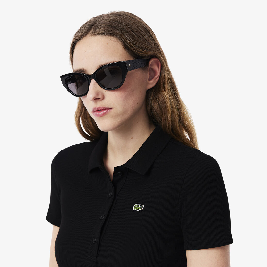 Slim Fit L.12.D Ribbed Cotton Polo Shirt Slim Fit L.12.D Ribbed Cotton Polo Shirt