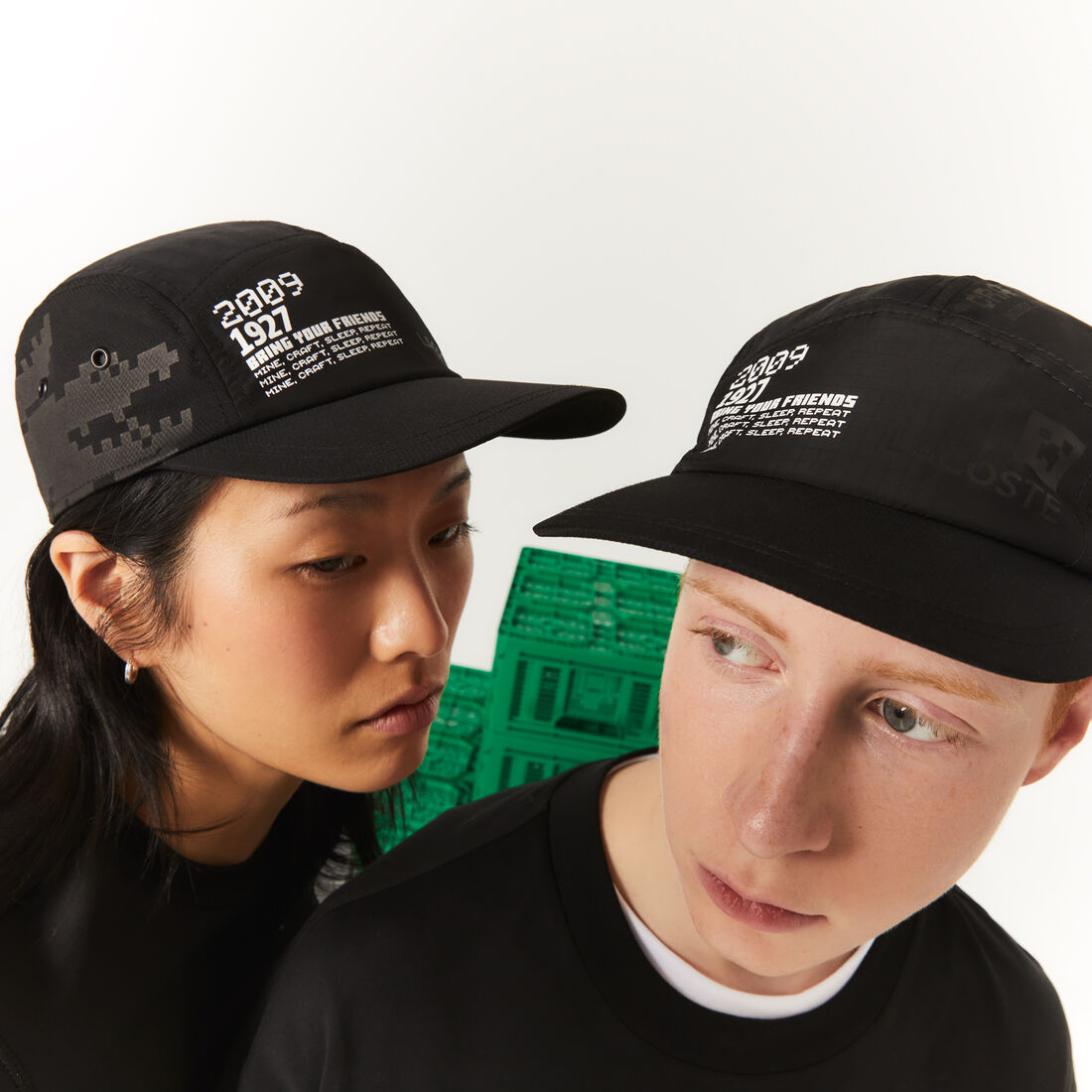 Unisex Lacoste L!VE x Minecraft Print Nylon Cap