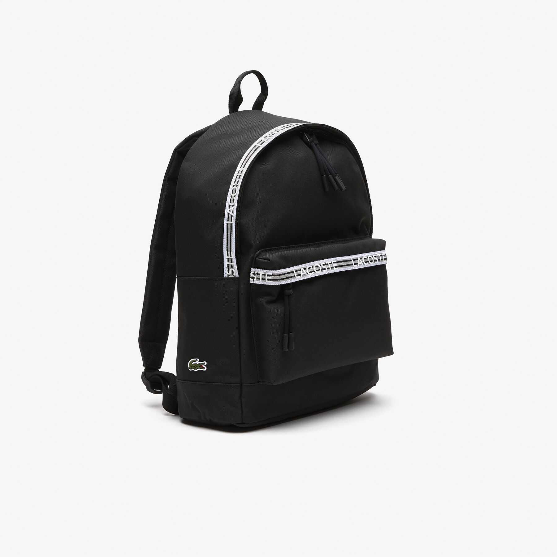 Men's Lacoste Neocroc Backpack with Zipped Logo Straps men s lacoste neocroc backpack with zipped logo straps