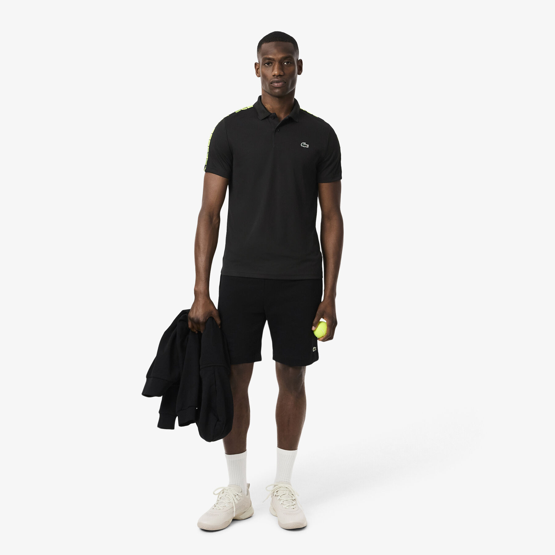 Ultra Dry Branded Stripe Tennis Polo Shirt