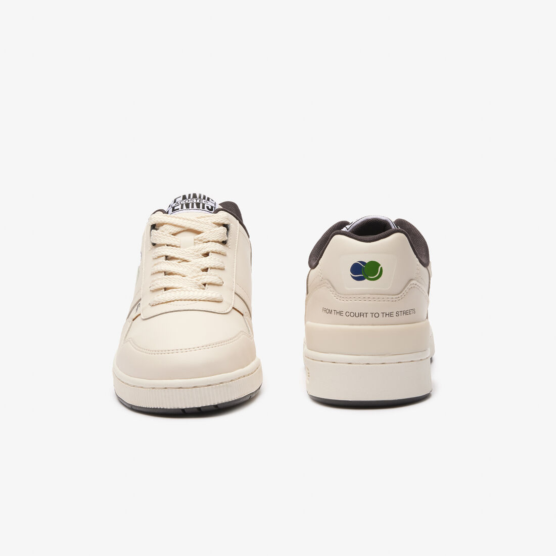 سنيكرز تي كليب جلد مزين برسمة الكرة الأرضية للرجال سنيكرز تي كليب جلد مزين برسمة الكرة الأرضية للرجال