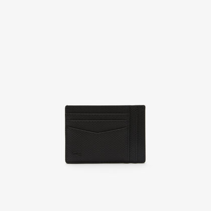 lacoste chantaco leather card holder