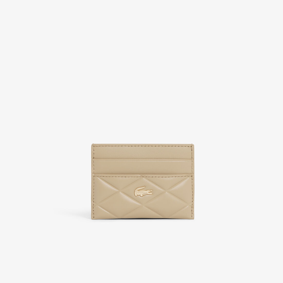lacoste crocodelle leather cardholder