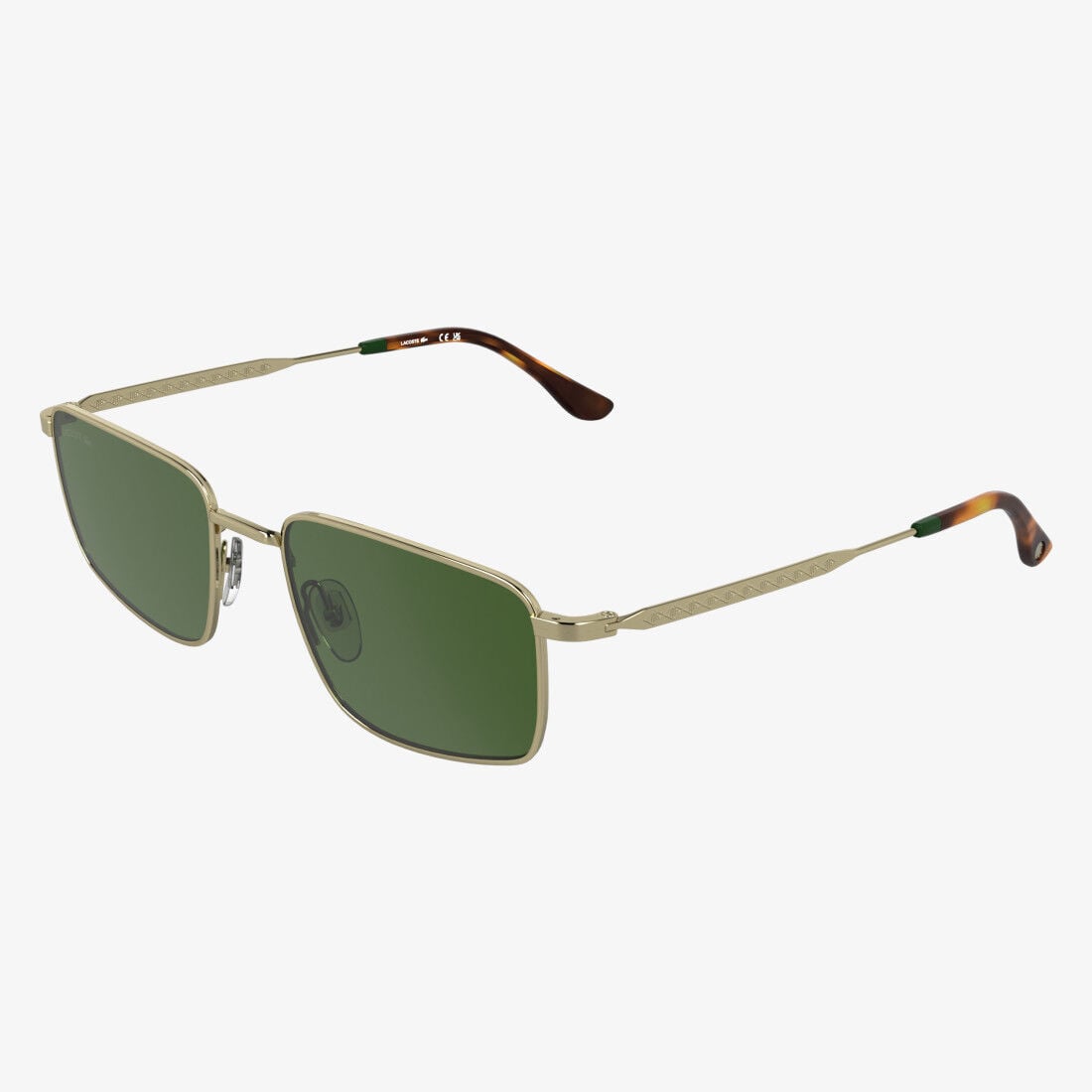 Monogram Metal Rectangle Glasses