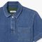 Oversized Lightweight Denim Polo Shirt