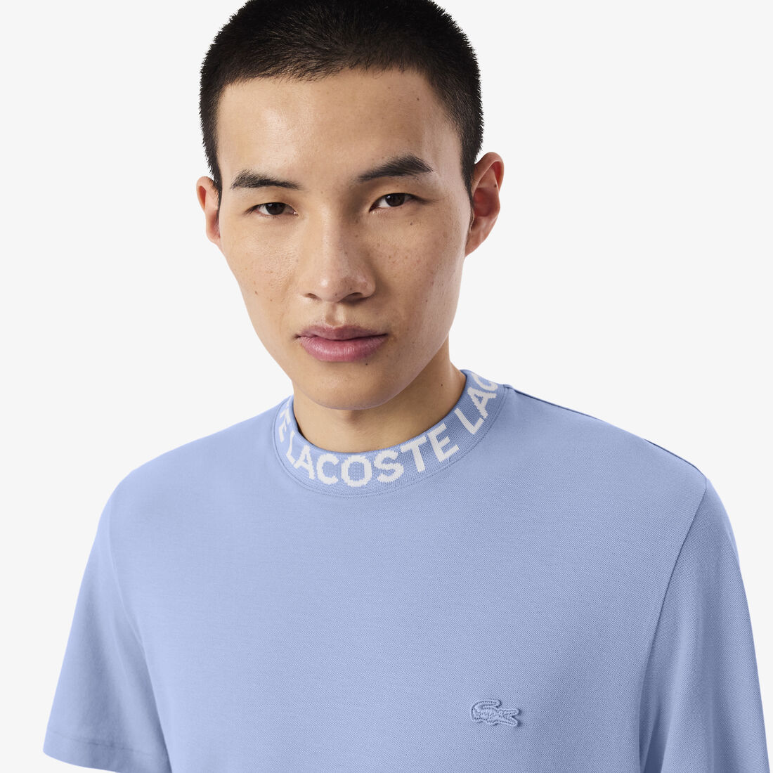 Jacquard Branded Pique T-shirt Jacquard Branded Pique T-shirt