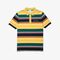 لاكوست قميص بولو مقلم مطرز من بيكيه القطن مجموعة lacoste live للجنسين