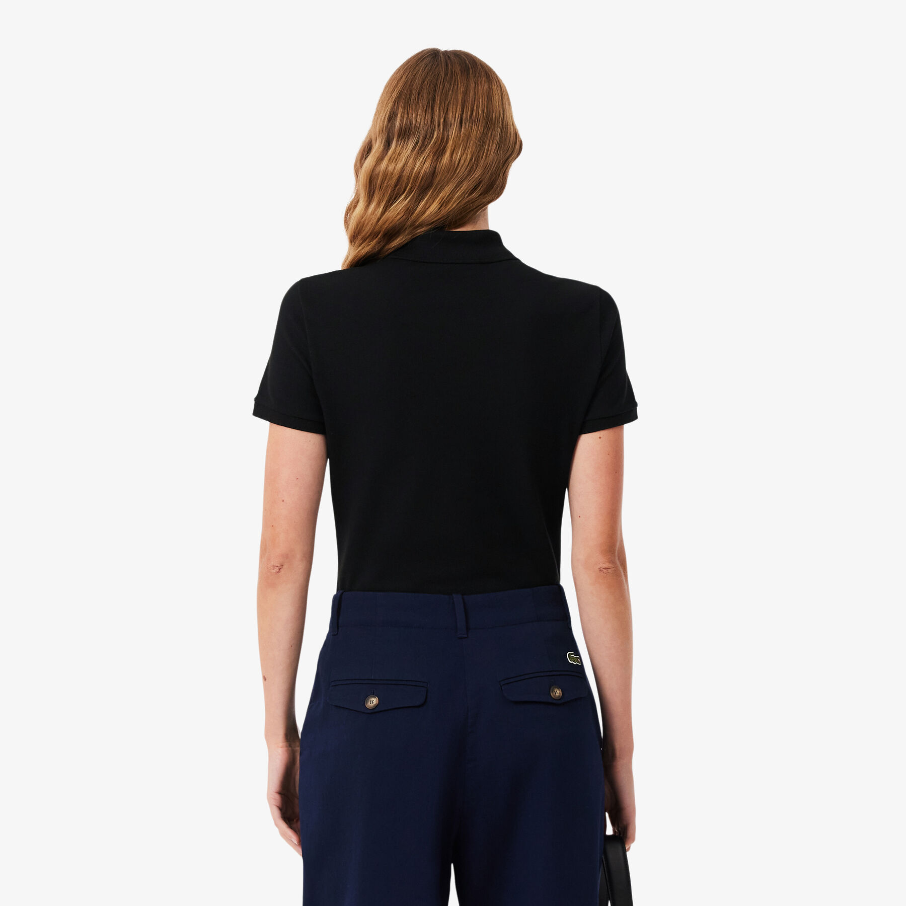 L.12.D Slim Fit Stretch Petit Pique Polo Shirt lacoste l 12 d slim fit stretch petit pique polo shirt