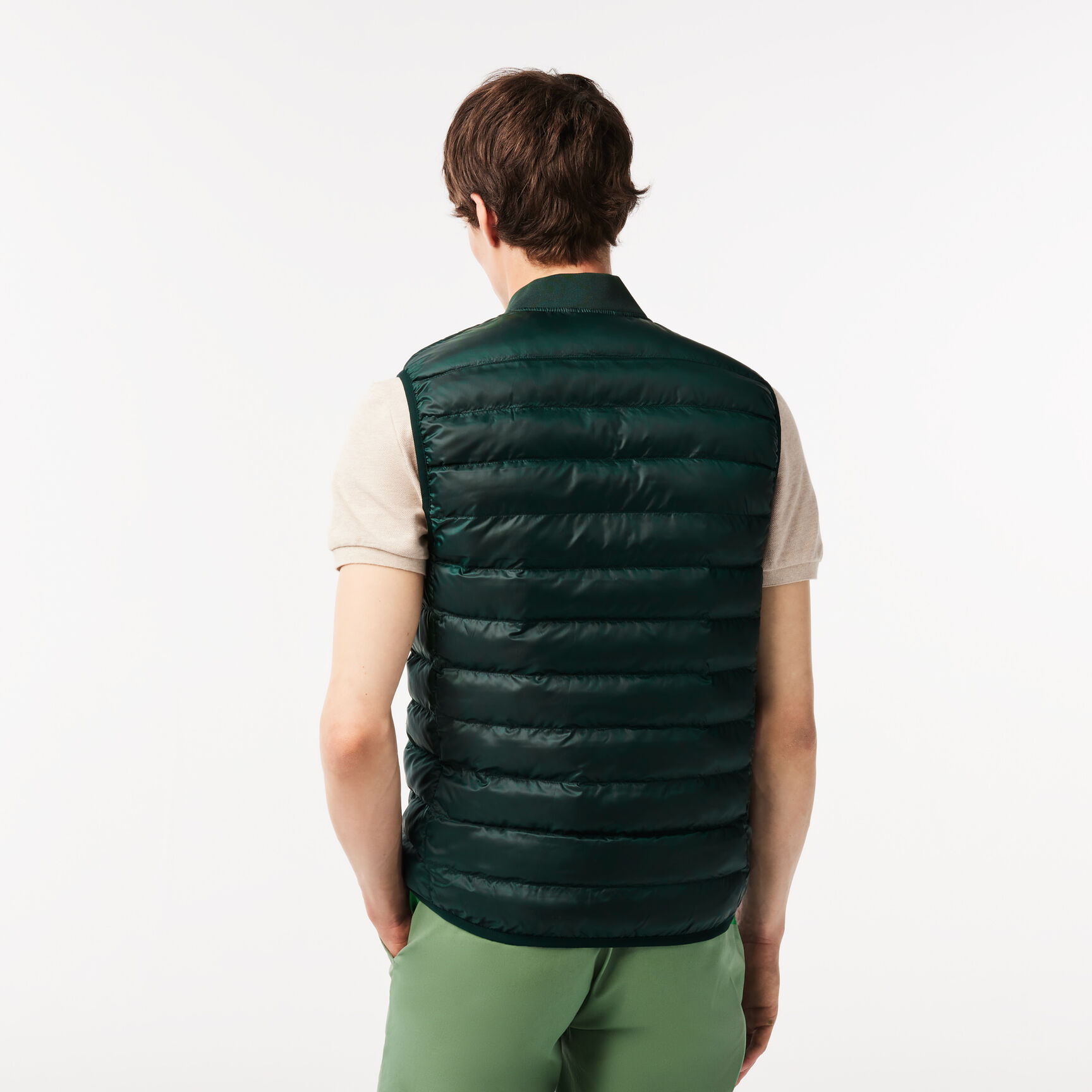 Men's Lacoste Padded Water-Repellent Vest Jacket Men's Lacoste Padded Water-Repellent Vest Jacket