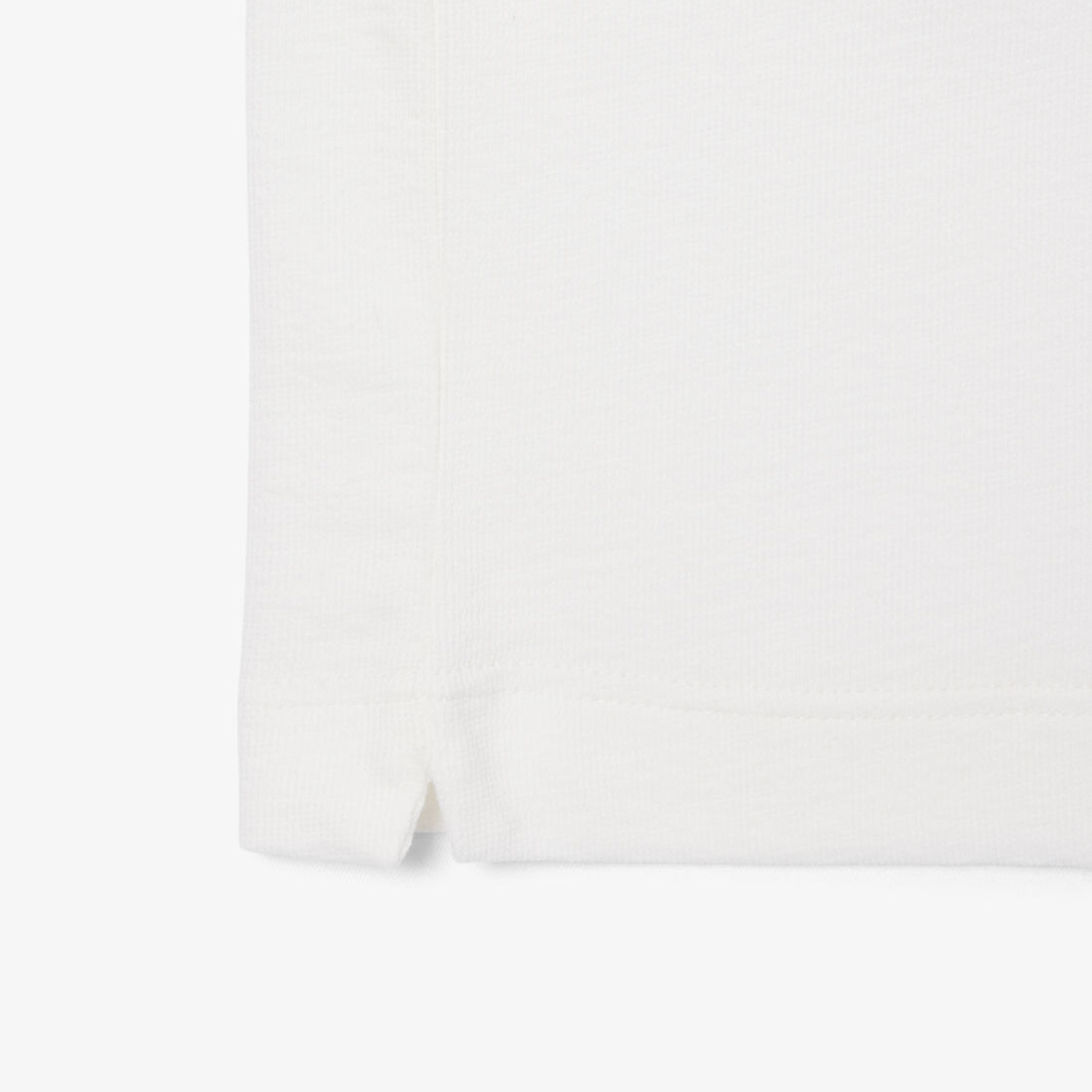 lacoste classic fit textured polo shirt