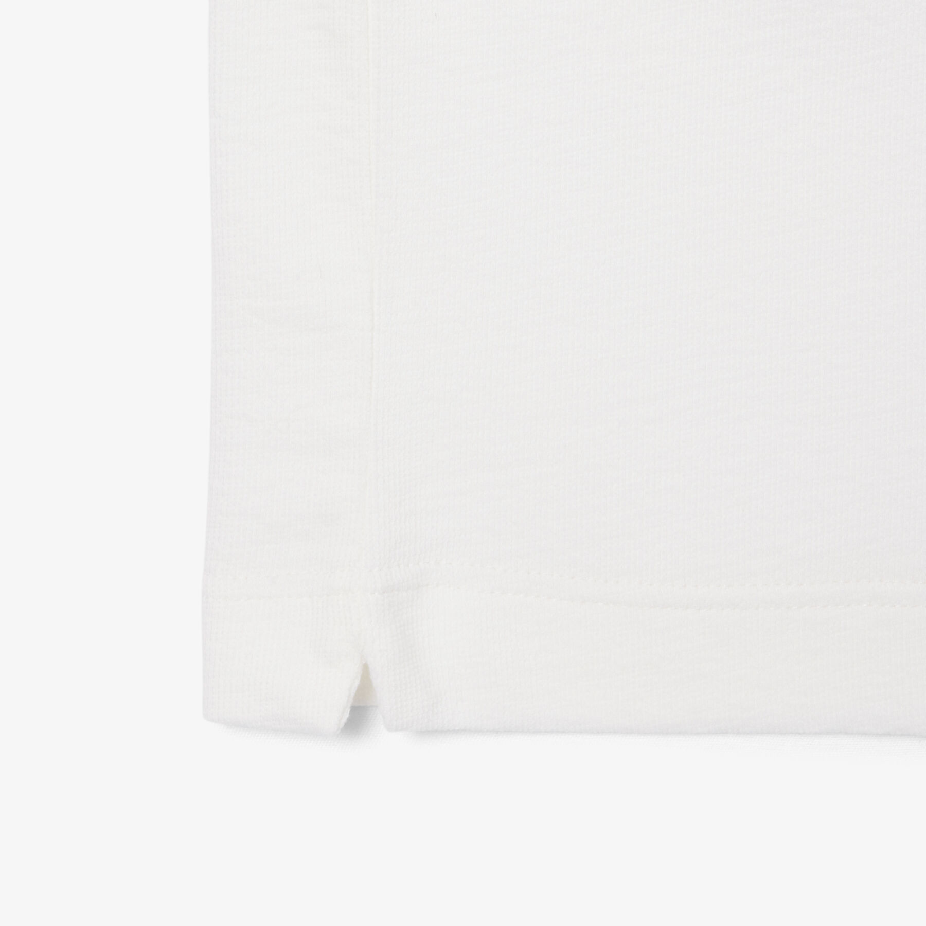 lacoste classic fit textured polo shirt