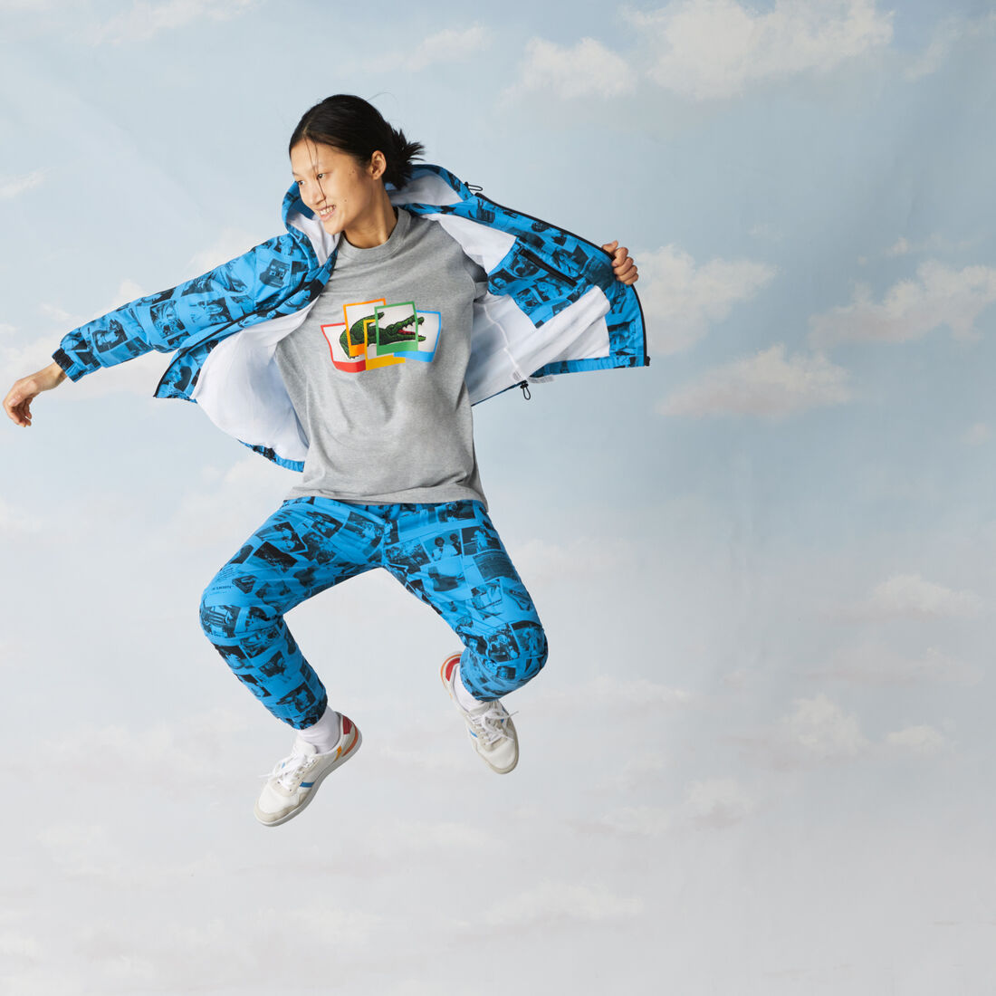 Unisex Lacoste LIVE Polaroid Collaboration Zip Jacket Unisex Lacoste LIVE Polaroid Collaboration Zip Jacket