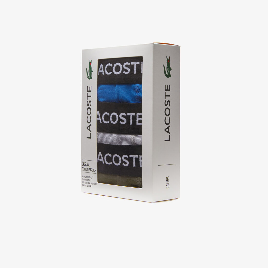 Pack Of 3 Iconic Trunks With Three-Tone Waistband Pack Of 3 Iconic Trunks With Three-Tone Waistband