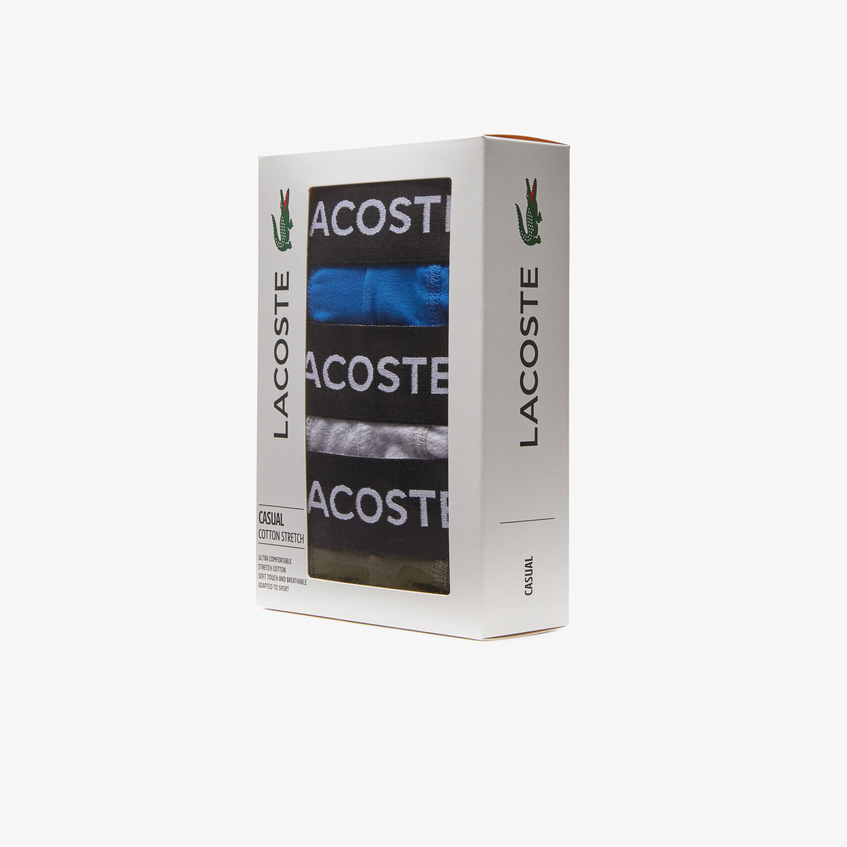 Pack Of 3 Iconic Trunks With Three-Tone Waistband Pack Of 3 Iconic Trunks With Three-Tone Waistband