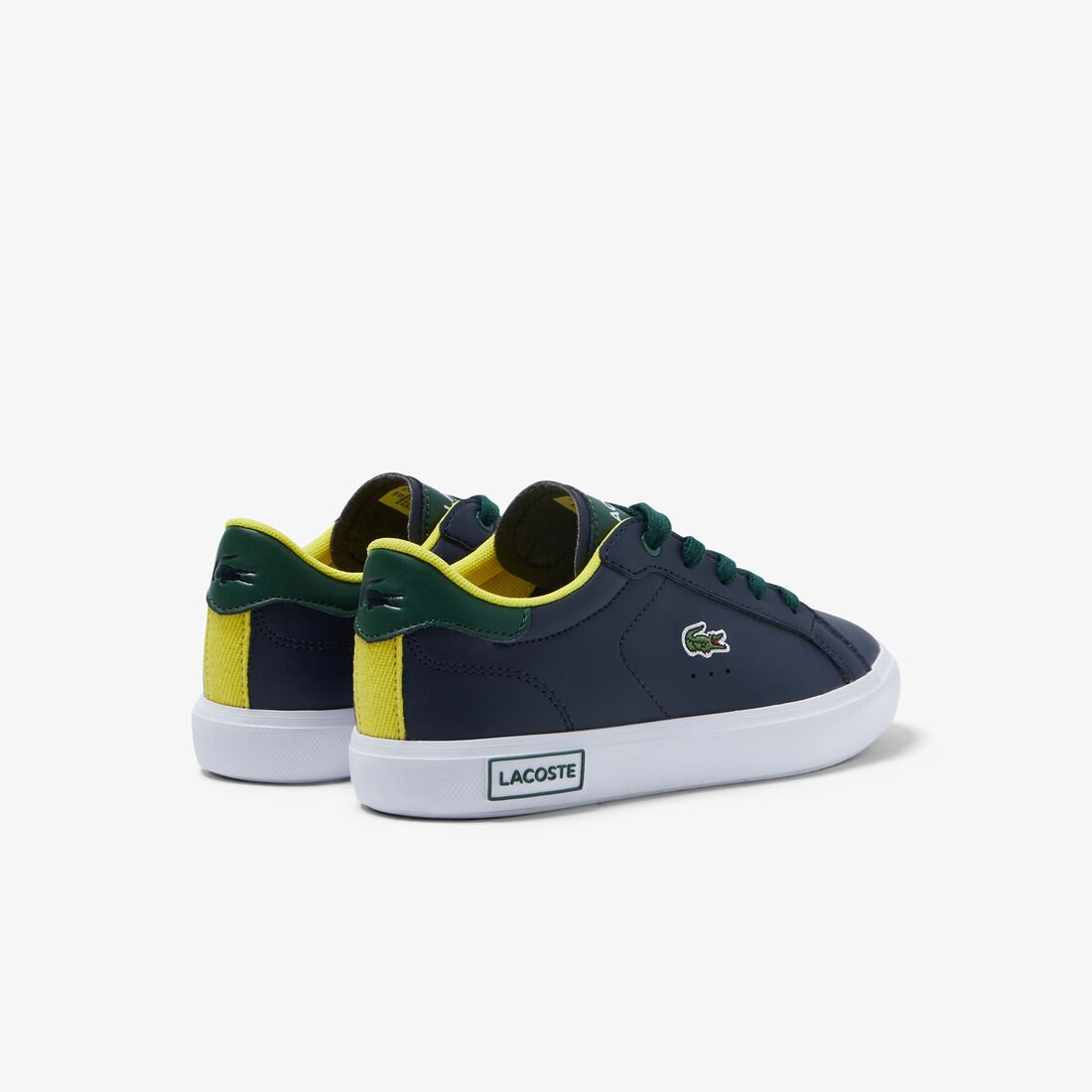 Children's Lacoste Powercourt Synthetic Popped Heel Sneakers Children's Lacoste Powercourt Synthetic Popped Heel Sneakers