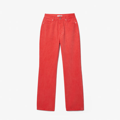 Straight Leg Eco-dyed Cotton Denim Jeans