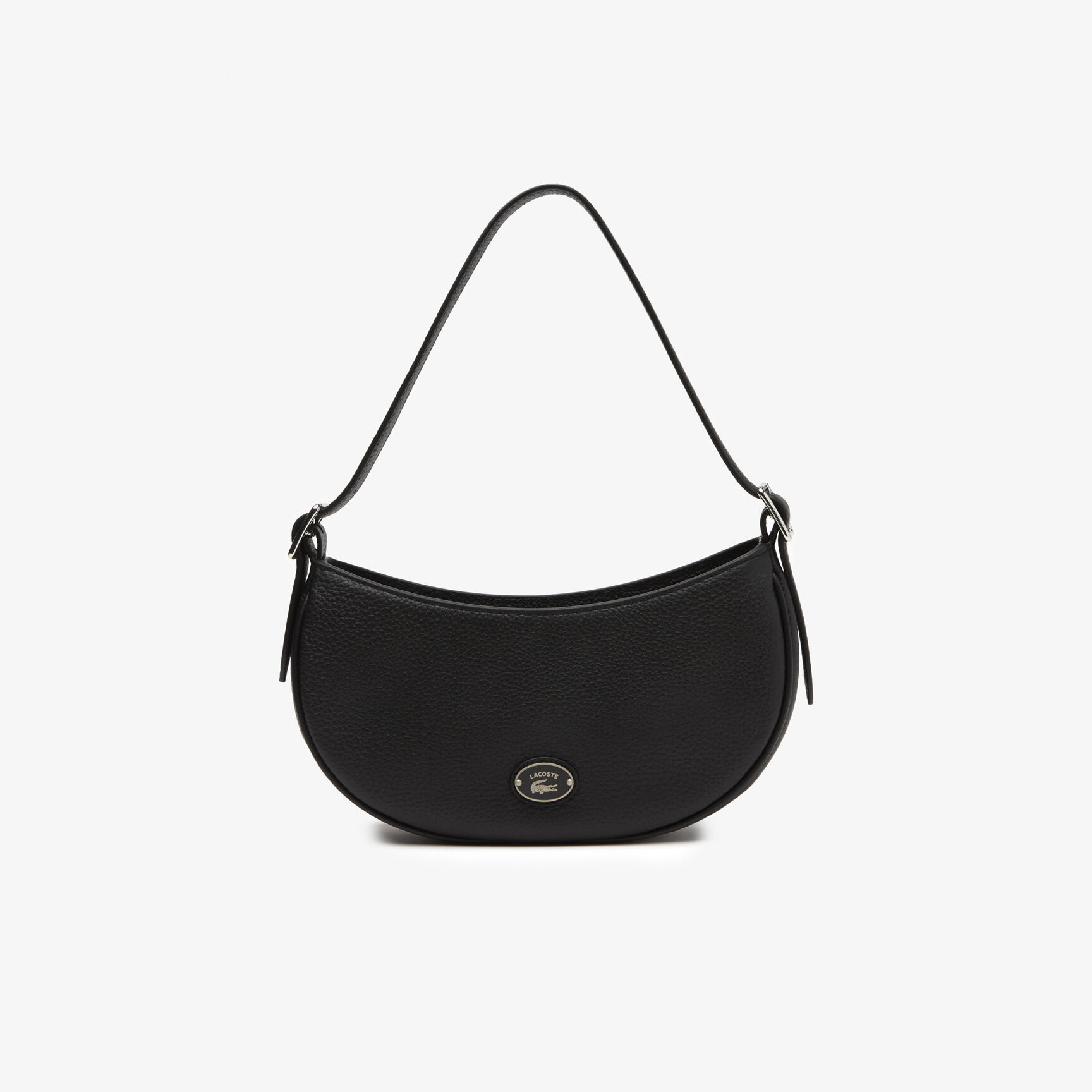 Women's Lacoste Top Grain Leather Halfmoon Bag  Women's Lacoste Top Grain Leather Halfmoon Bag