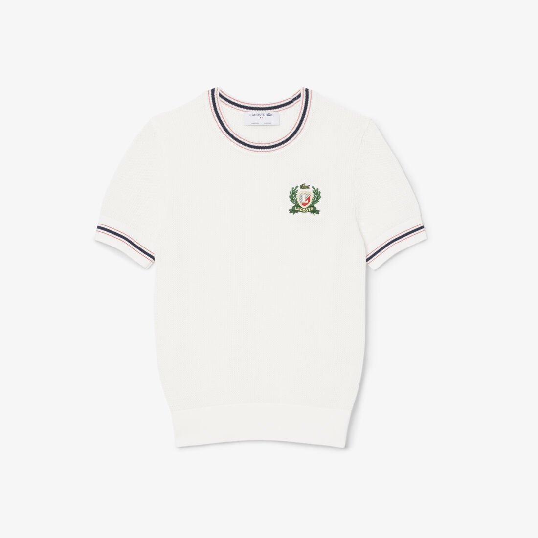 French Made Embroidered Shield Sweater French Made Embroidered Shield Sweater