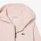 lacoste unisex brushed fleece zipped sweatshirt