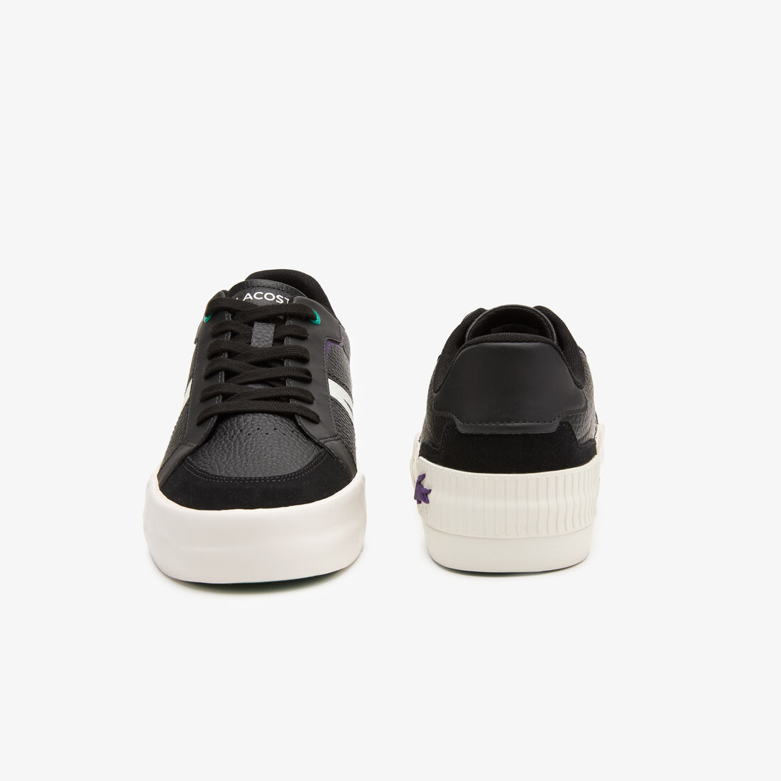 Men's Lacoste L004 Leather Colour-Pop Trainers Men's Lacoste L004 Leather Colour-Pop Trainers