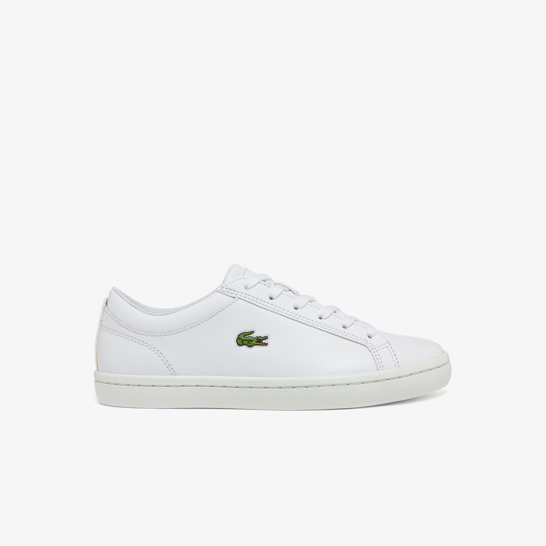 lacoste women s straightset leather trainers