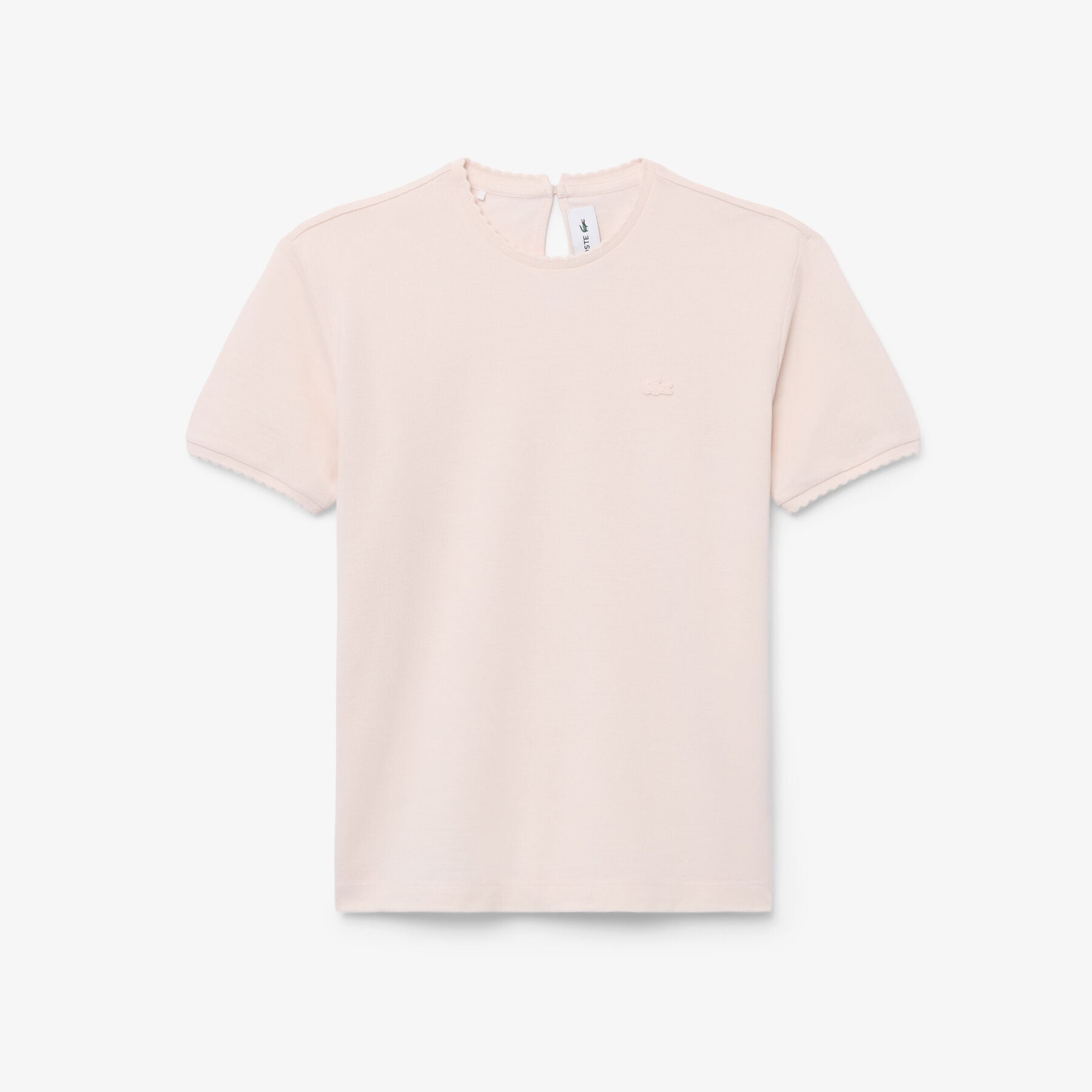 Fluid Scallop Trim Pique T-shirt lacoste fluid scallop trim pique t shirt