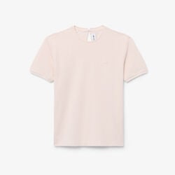lacoste fluid scallop trim pique t shirt
