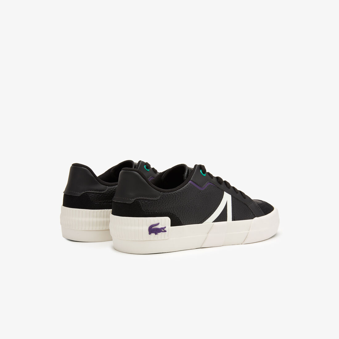 Men's Lacoste L004 Leather Colour-Pop Trainers Men's Lacoste L004 Leather Colour-Pop Trainers