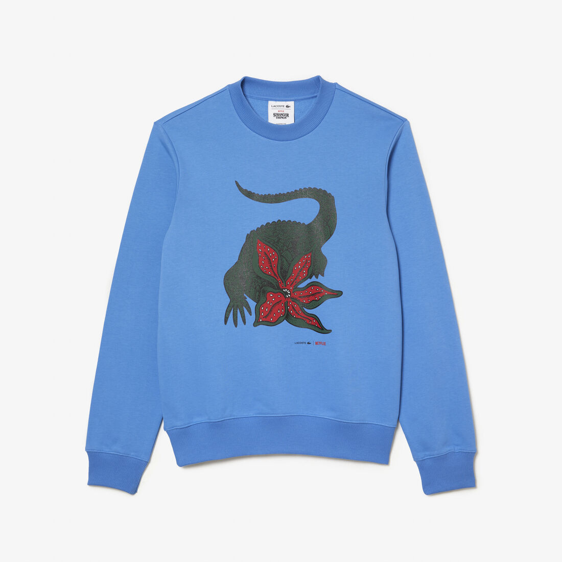 Men’s Lacoste x Netflix Organic Cotton Print Sweatshirt Men’s Lacoste x Netflix Organic Cotton Print Sweatshirt
