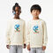 lacoste contrast signature print sweatshirt