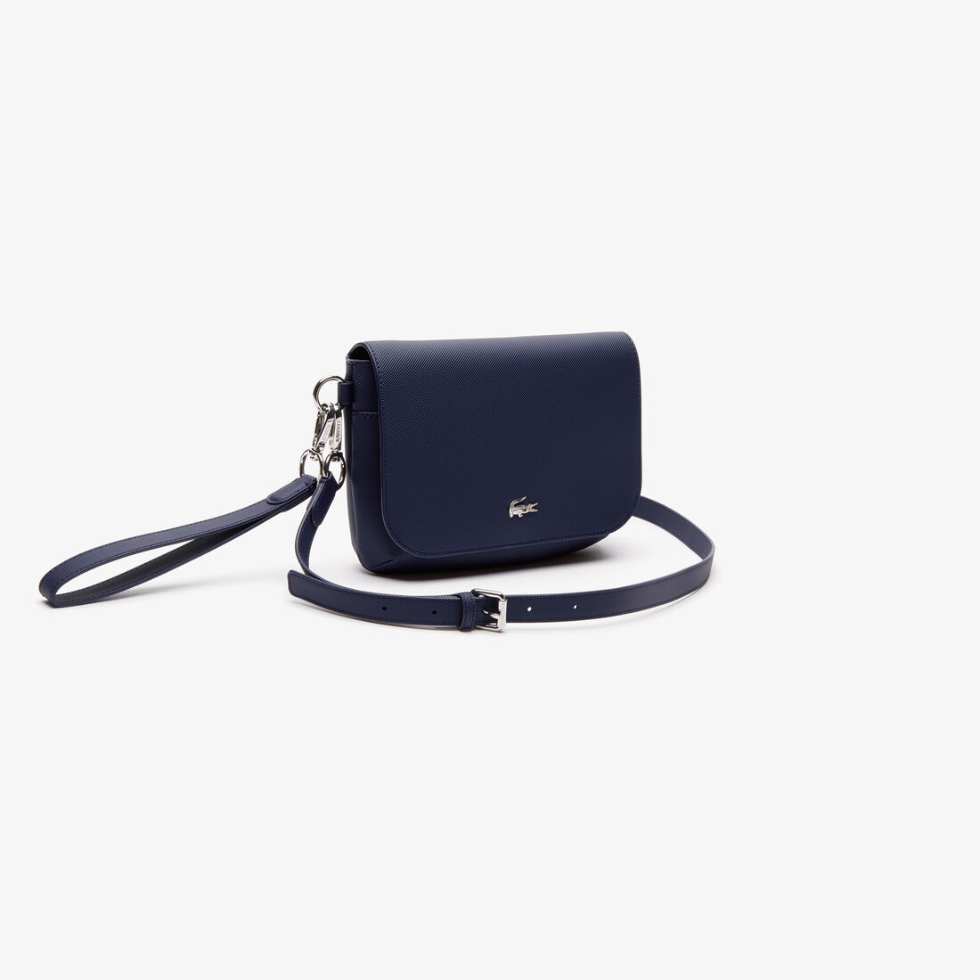 Women's Daily Classic Coated Piqué Canvas Flap Shoulder Bag Women's Daily Classic Coated Piqué Canvas Flap Shoulder Bag