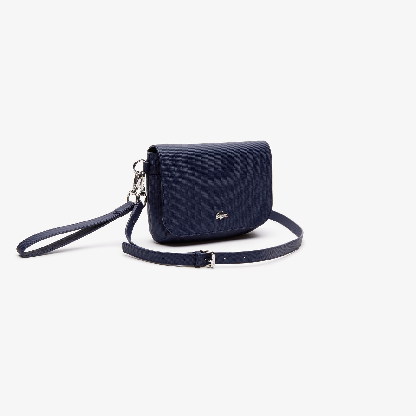 Women's Daily Classic Coated Piqué Canvas Flap Shoulder Bag Women's Daily Classic Coated Piqué Canvas Flap Shoulder Bag