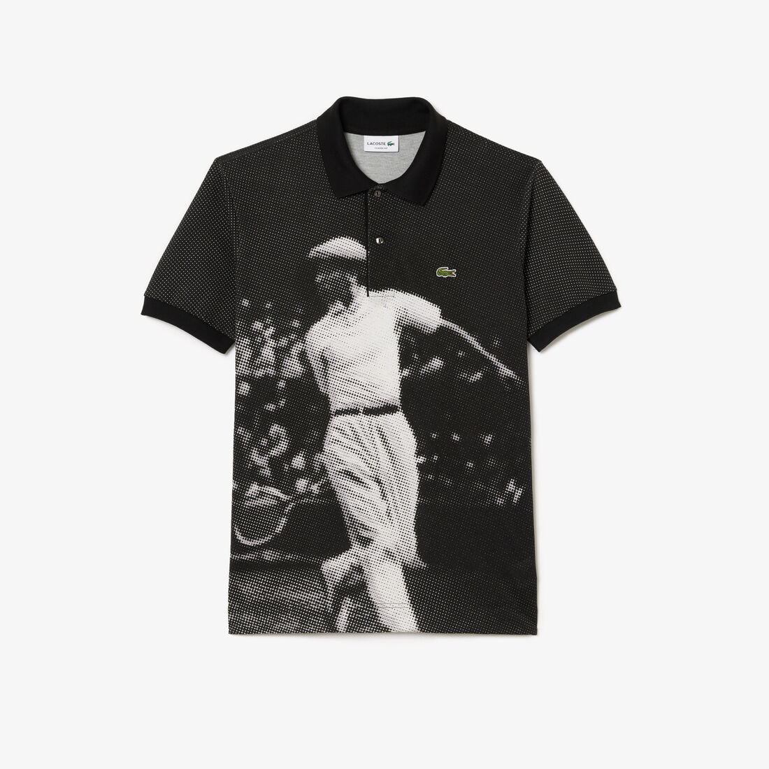 Original L.12.12 Rene Lacoste Print Polo Shirt Original L.12.12 Rene Lacoste Print Polo Shirt