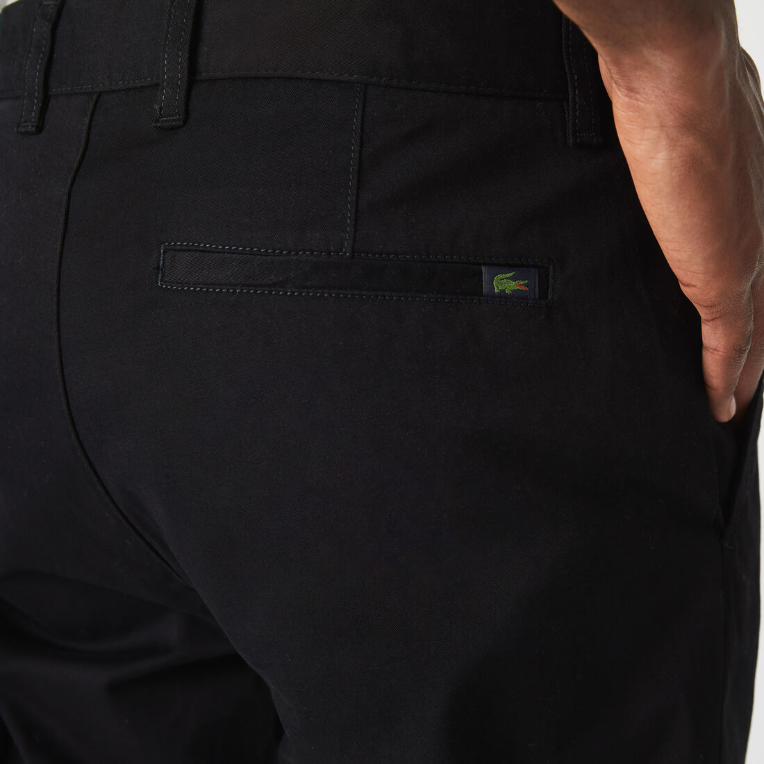 بنطال التشينو من الجبردين المرن بقصة ضيقة للرجال بنطال التشينو من الجبردين المرن بقصة ضيقة للرجال