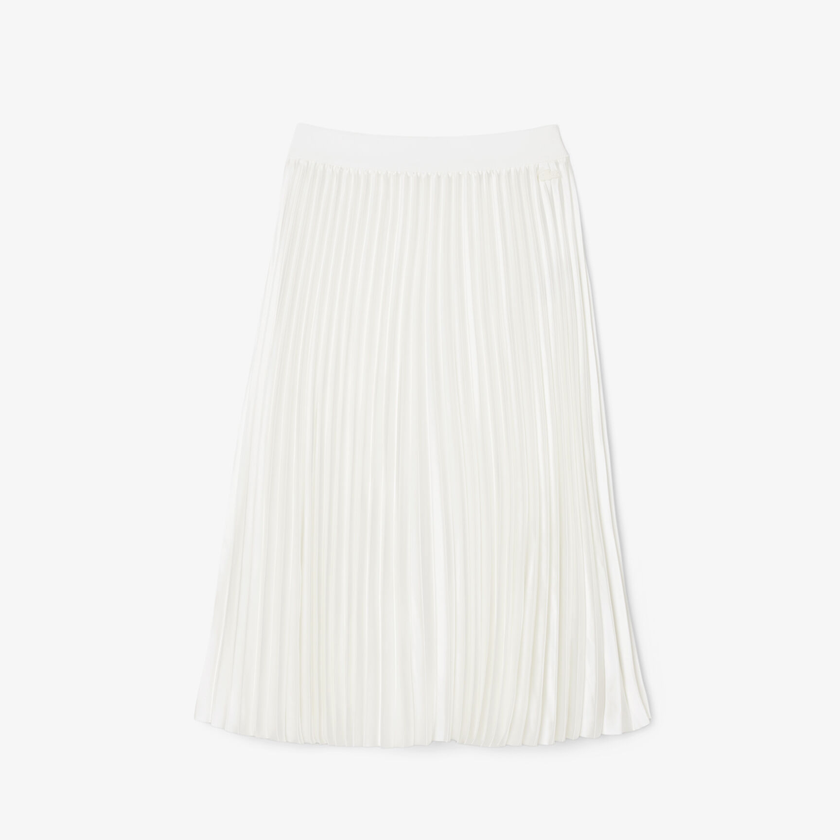 Pleated Satin Midi Skirt Pleated Satin Midi Skirt