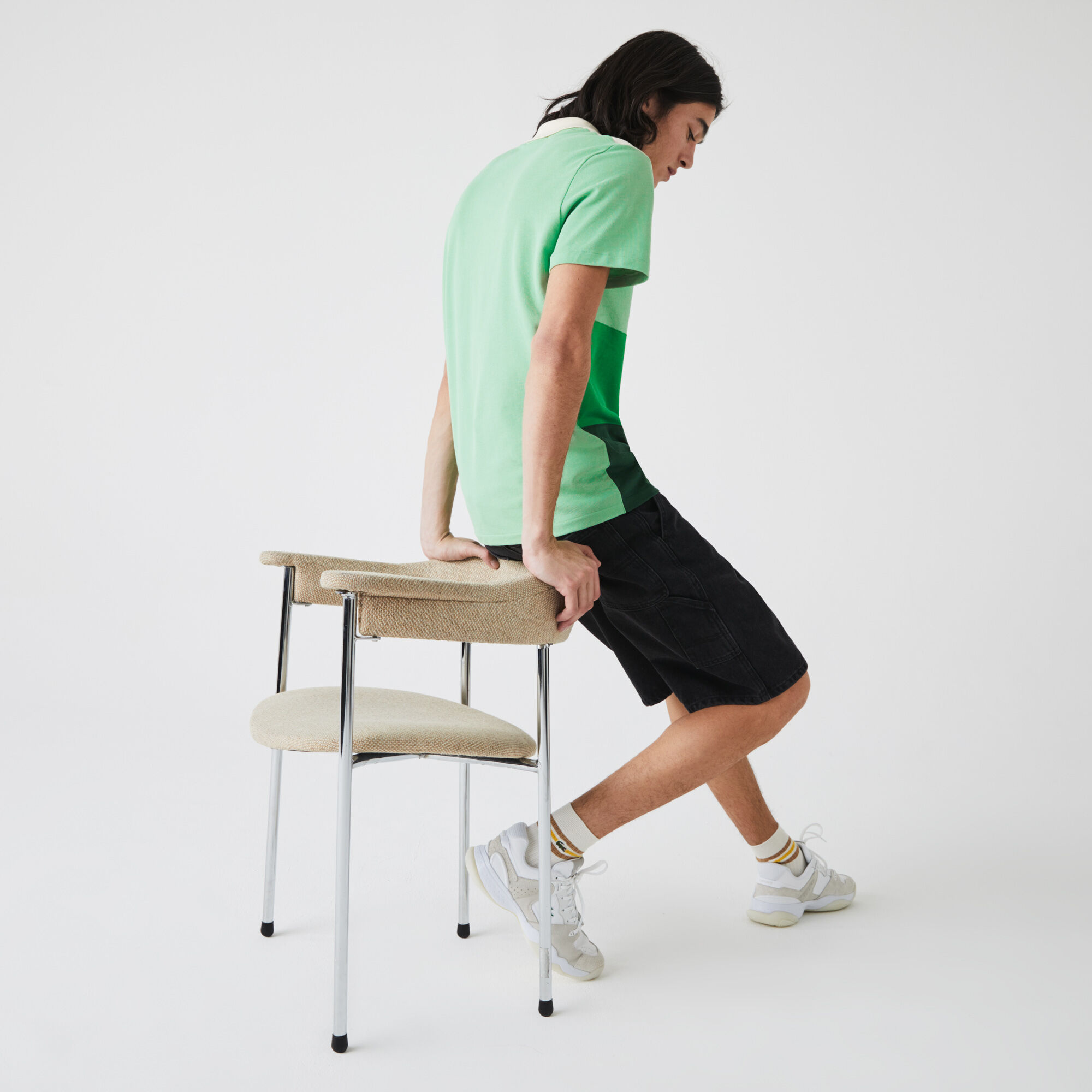 Men’s Lacoste Regular Fit Fresh Colorblock Cotton Piqué Polo Men’s Lacoste Regular Fit Fresh Colorblock Cotton Piqué Polo
