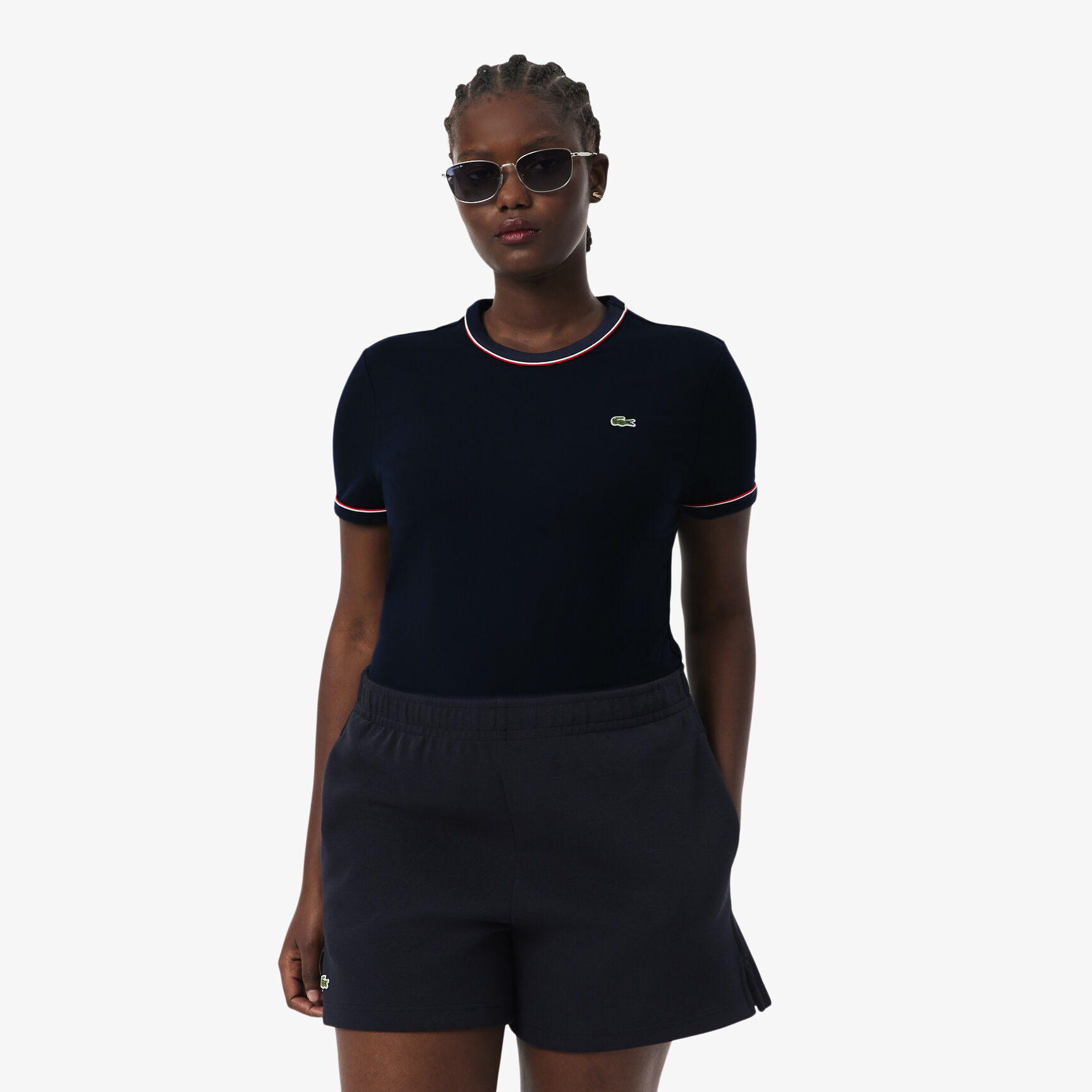 Contrast Trim Jersey T-shirt