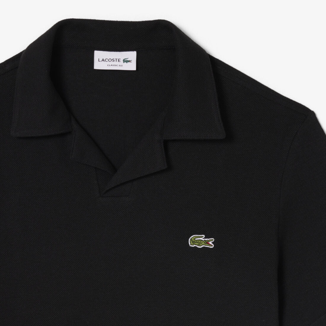 قميص بولو كلاسيكي من القطن والكتان قميص بولو كلاسيكي من القطن والكتان