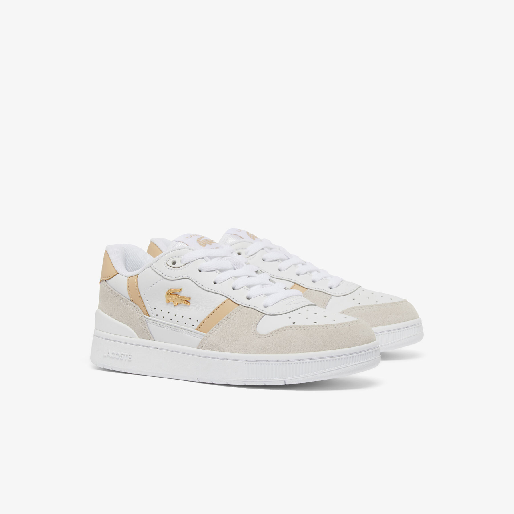 Women's T-Clip Set Leather Sneakers Women's T-Clip Set Leather Sneakers