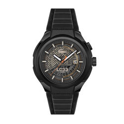 Lc33 Black Silicone Watch