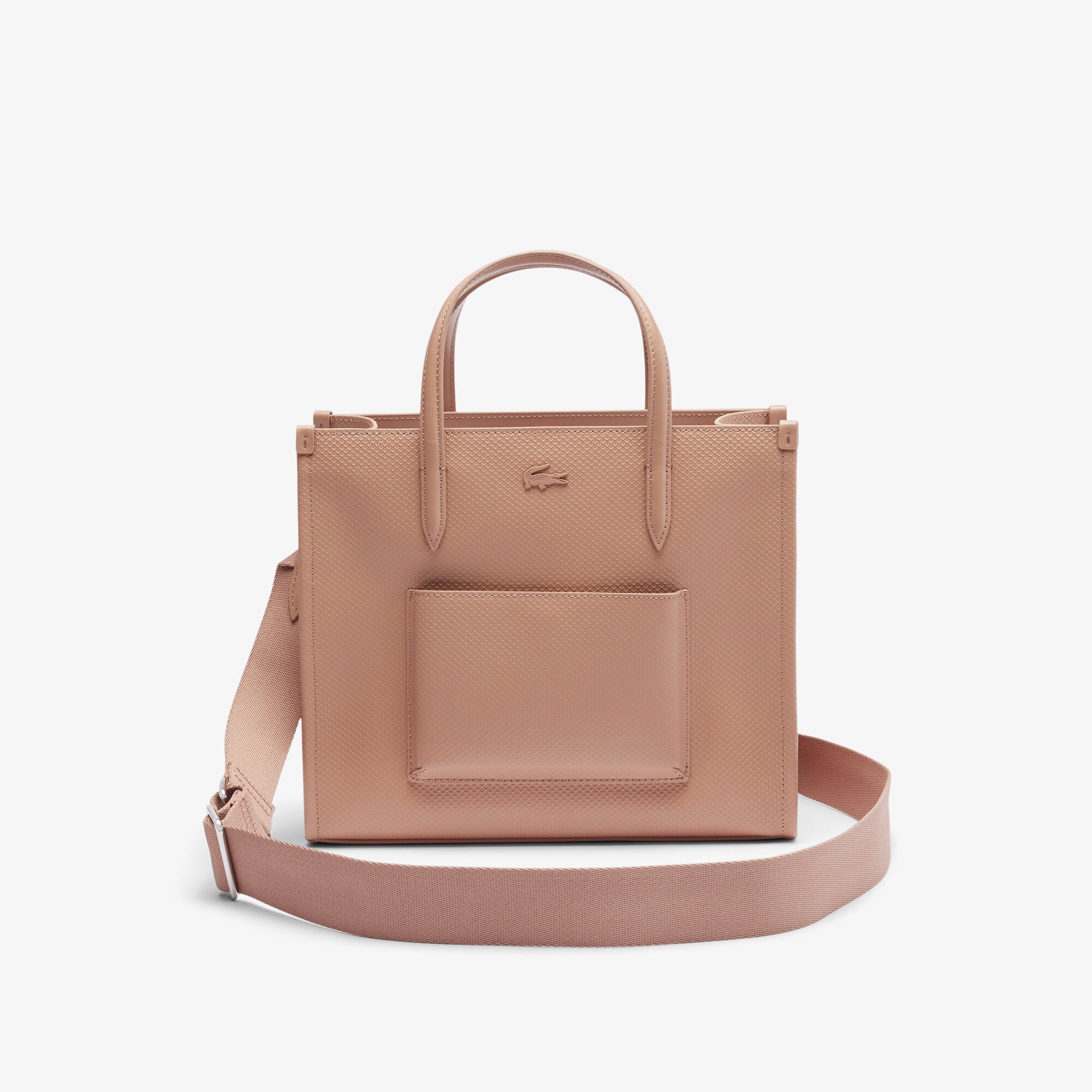 Lacoste leather tote bag cheap