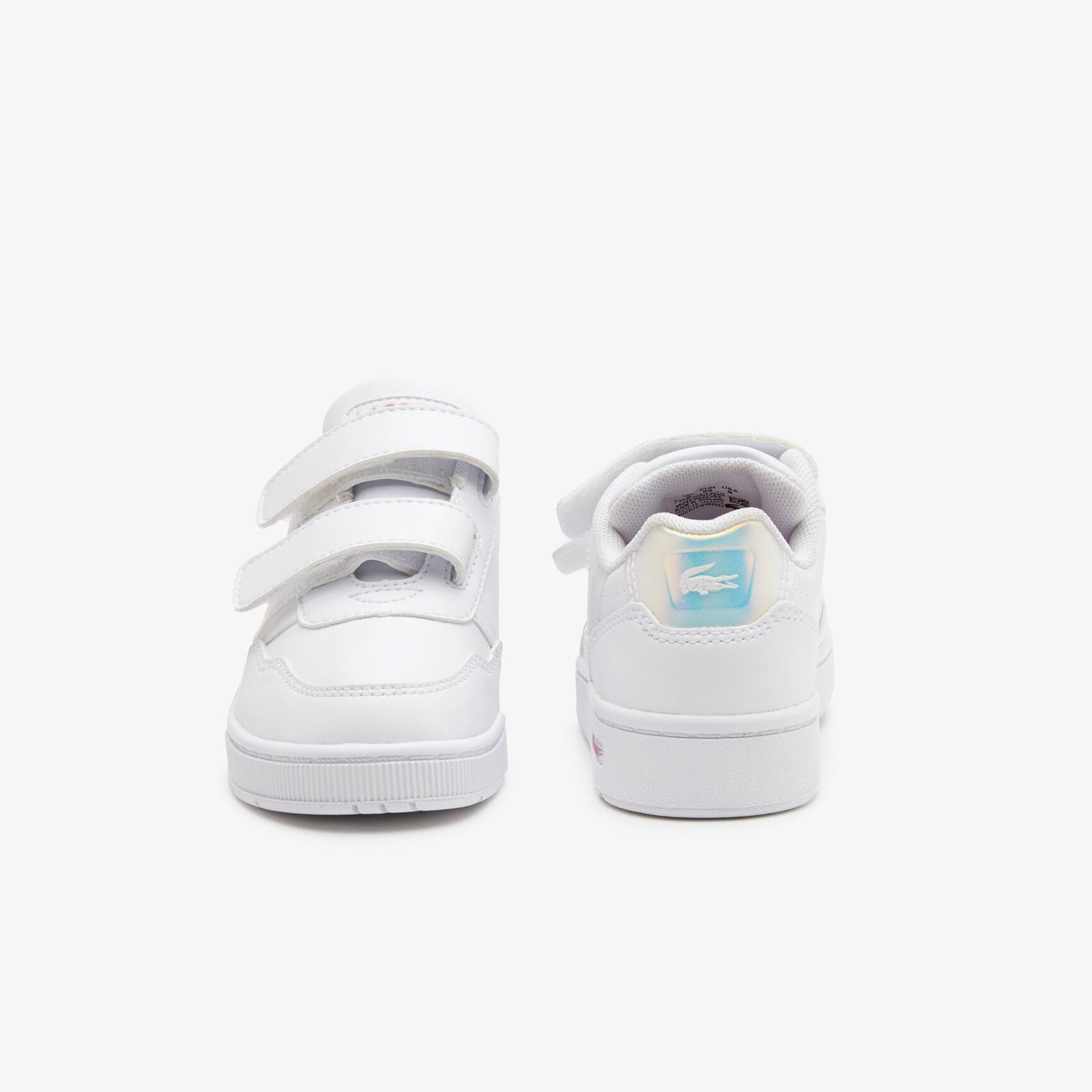 سنيكرز تي كليب من خامات صناعية بكعب ملون للرضع سنيكرز تي كليب من خامات صناعية بكعب ملون للرضع