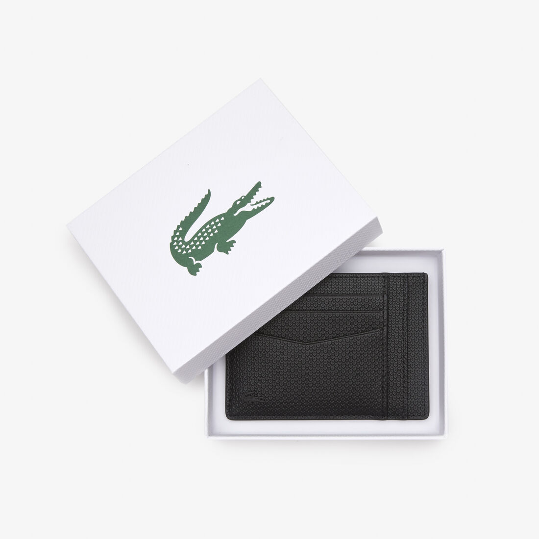 Men's Lacoste Chantaco Calfskin Leather Card Holder Men's Lacoste Chantaco Calfskin Leather Card Holder