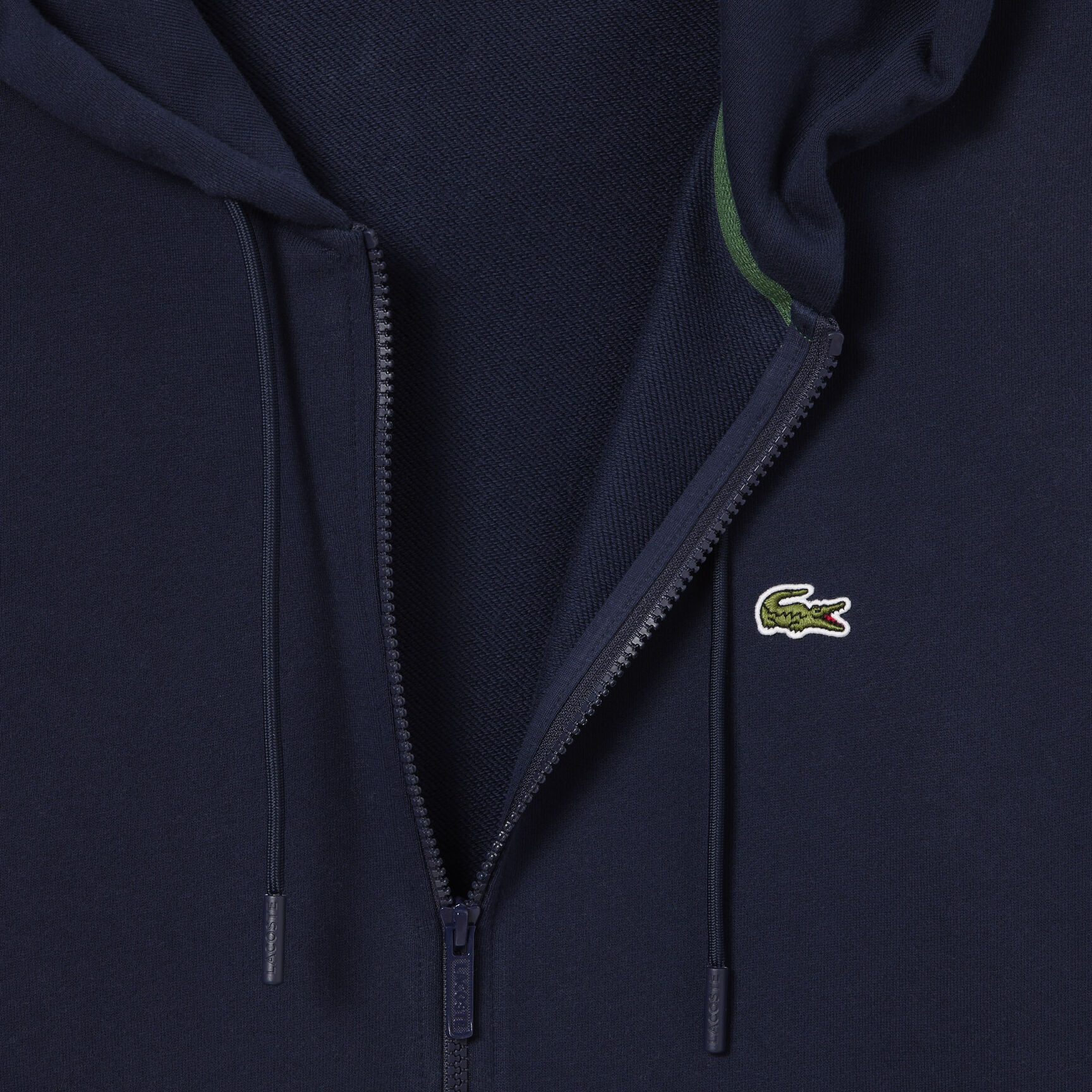 Classic Fit Zipped Fleece Sweatshirt