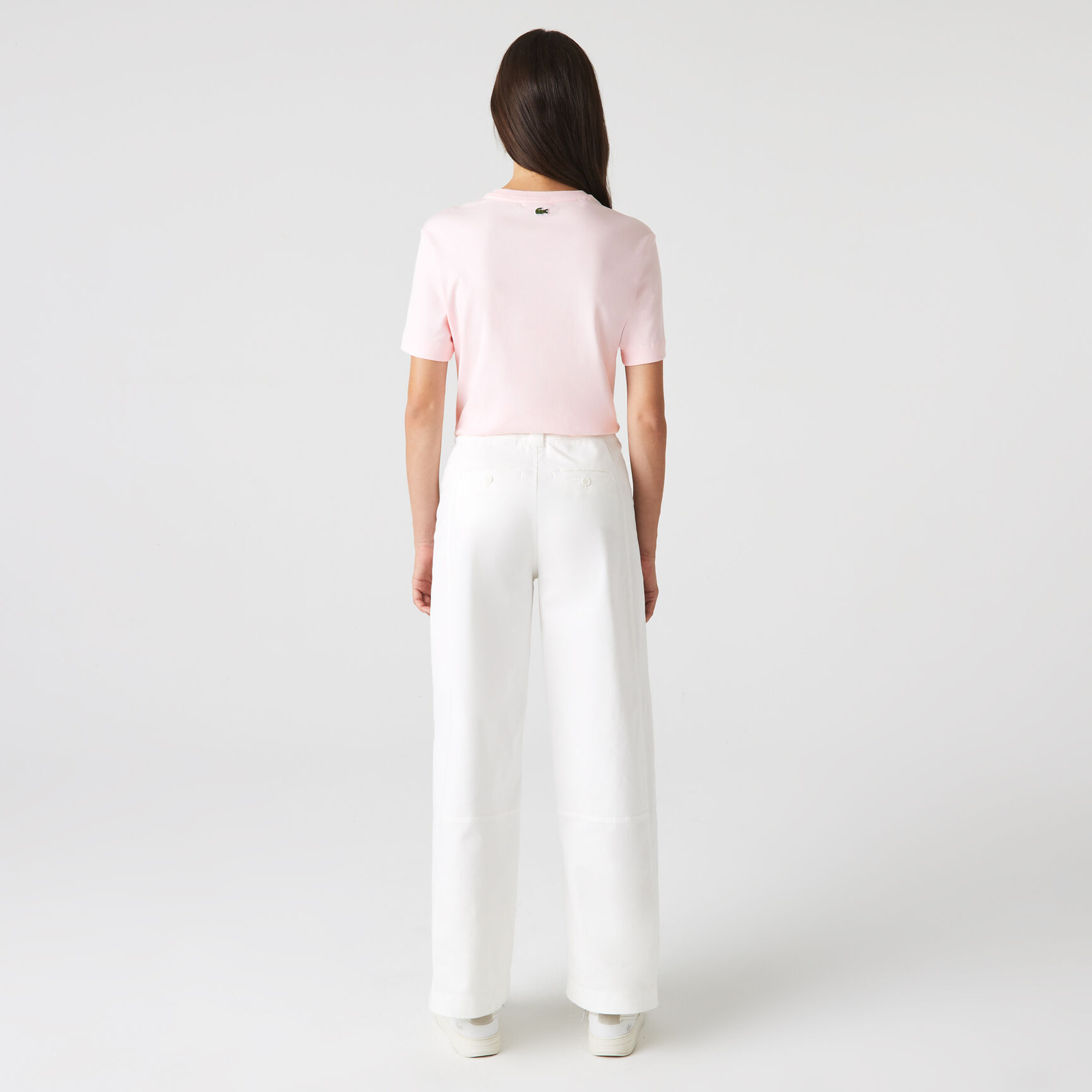 Women's Lacoste Loose Fit Organic Cotton T-shirt