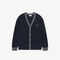 Cotton and Wool Cardigan lacoste cotton and wool cardigan