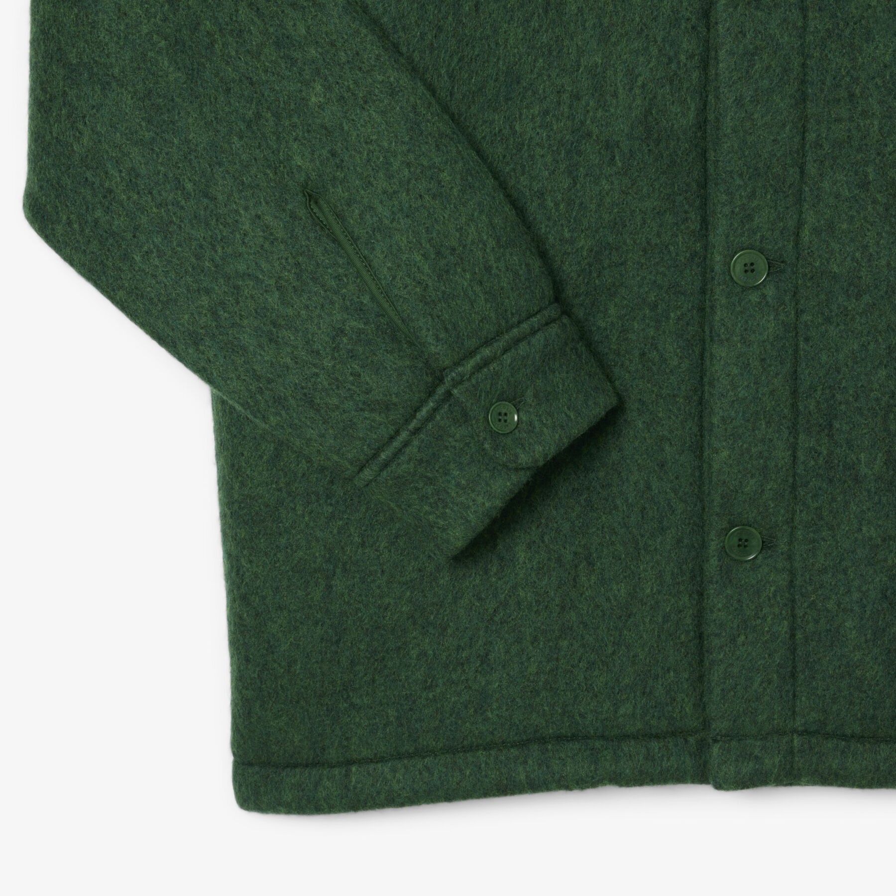 Wool Blend Felt Overshirt Wool Blend Felt Overshirt