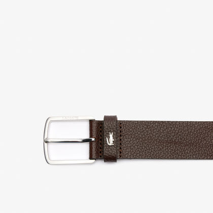 Grained Leather Belt