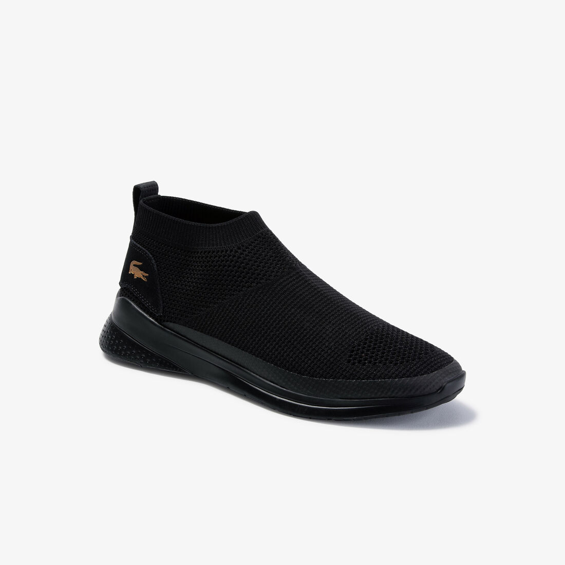 حذاء خفيف بدون كعب محيك من القماش والجلد المدبوغ من مجموعة LT Fit Sock للرجال